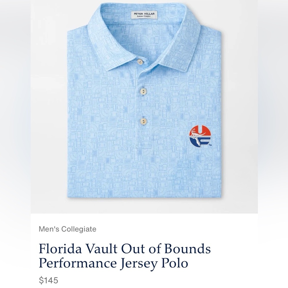 PETER MILLAR Florida Vault Out of Bounds
Performance Jersey Polo